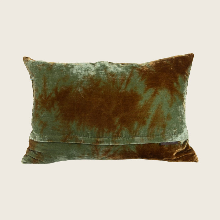 Hello Silk Velvet Lumbar Pillow