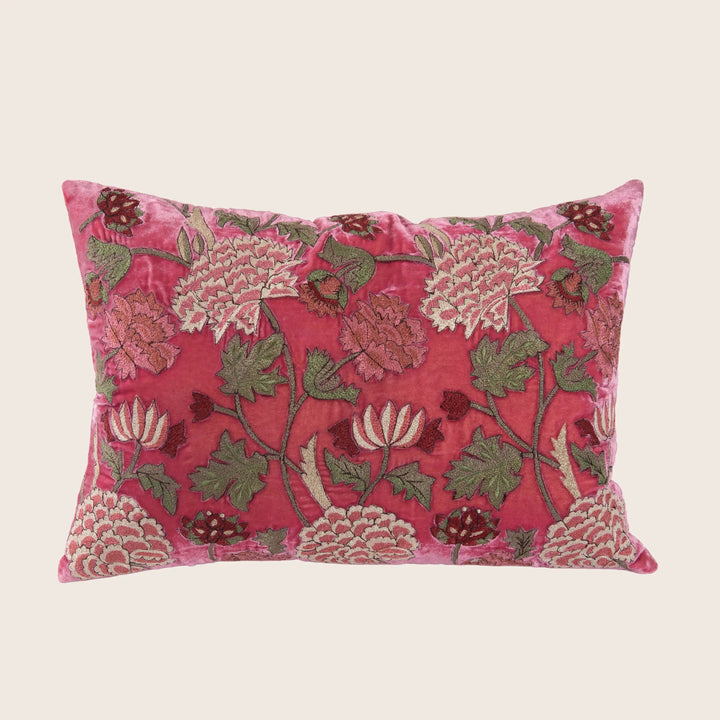 Image for Milva Silk Velvet Lumbar Pillow