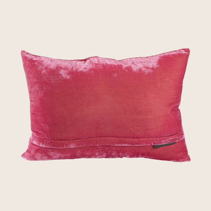 Milva Silk Velvet Lumbar Pillow