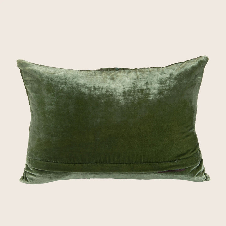 Image for Milva Silk Velvet Lumbar Pillow