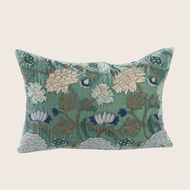 Image for Milva Silk Velvet Lumbar Pillow