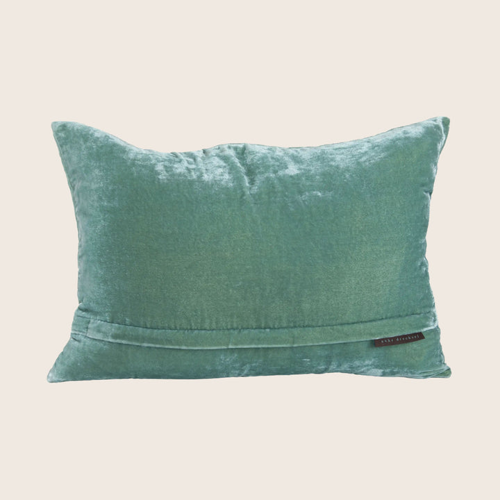 Milva Silk Velvet Lumbar Pillow