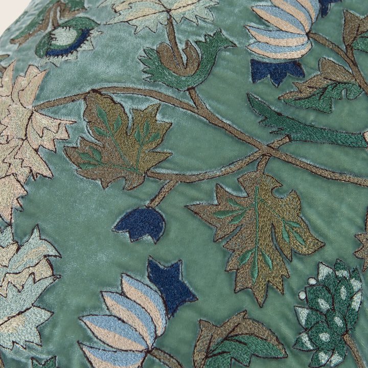 Image for Milva Silk Velvet Lumbar Pillow