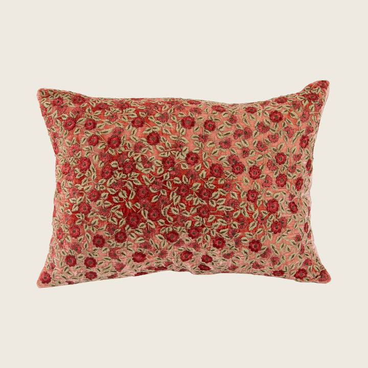 Moira Silk Velvet Lumbar Pillow