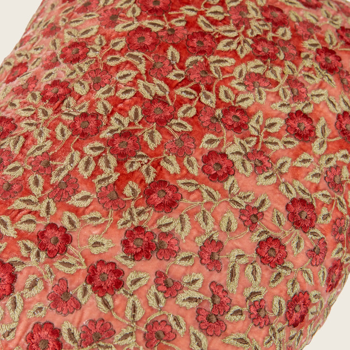 Moira Silk Velvet Lumbar Pillow