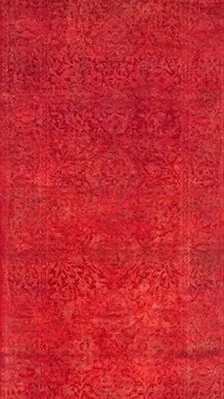 Orange Samsara Wool Runner - 2'7" x 15'9"