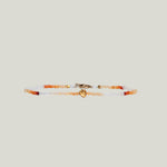 Image for Fire Opal + 18Kt Flower Beaded Bracelet MS 426