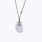 Image for Moonstone + Tanzanite Sandpiper Necklace MS 426