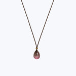 Image for Pink Opal + 18Kt Dove Necklace MS 426