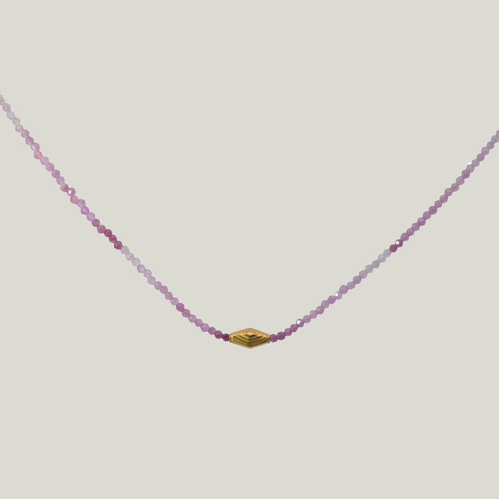 Image for Ruby + 18Kt Dove Necklace MS 426