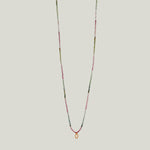 Image for Tourmaline + 18Kt Dove Necklace MS 426
