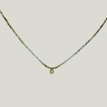 Image for Turquoise + Diamond Dove Necklace MS 426