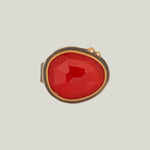 Rosecut Carnelian Ring