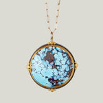 Large Round Turquoise Necklace