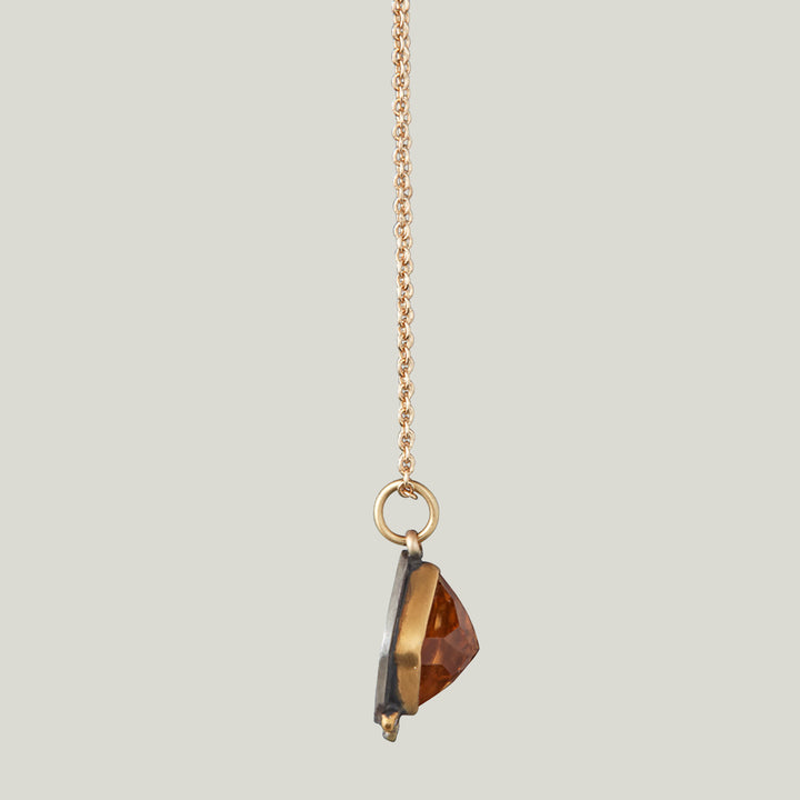 Rosecut Citrine Necklace