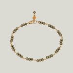 Beaded Pyrite Bracelet