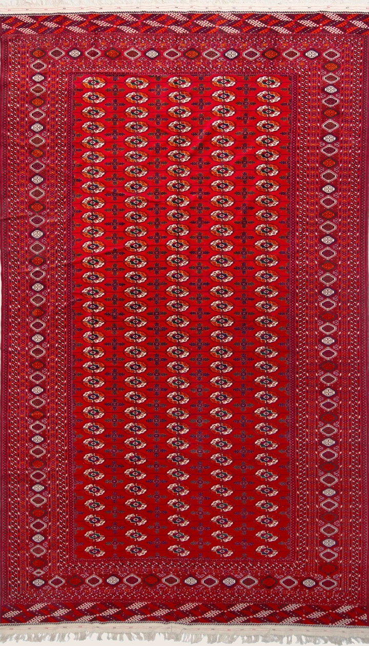 Red Traditional Persian Yarmouth Wool Rug - 10'1" x 16'8"