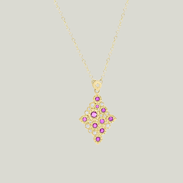 Mosaic Cluster Pendant