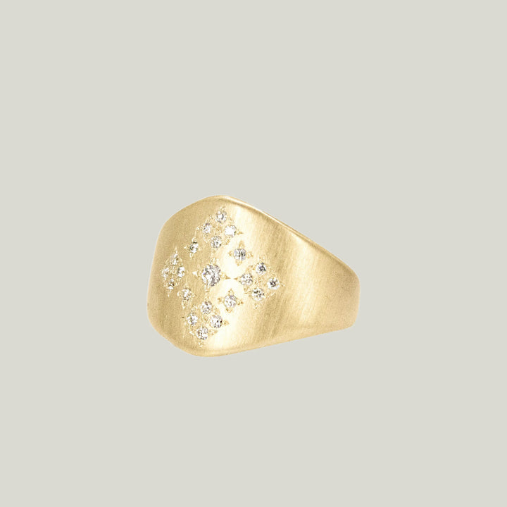 Image for Moon and Stars Shield Ring