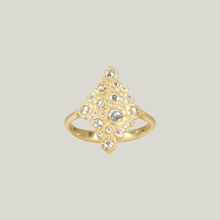 Mosaic Ring, Diamonds
