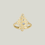 Mosaic Ring, Diamonds