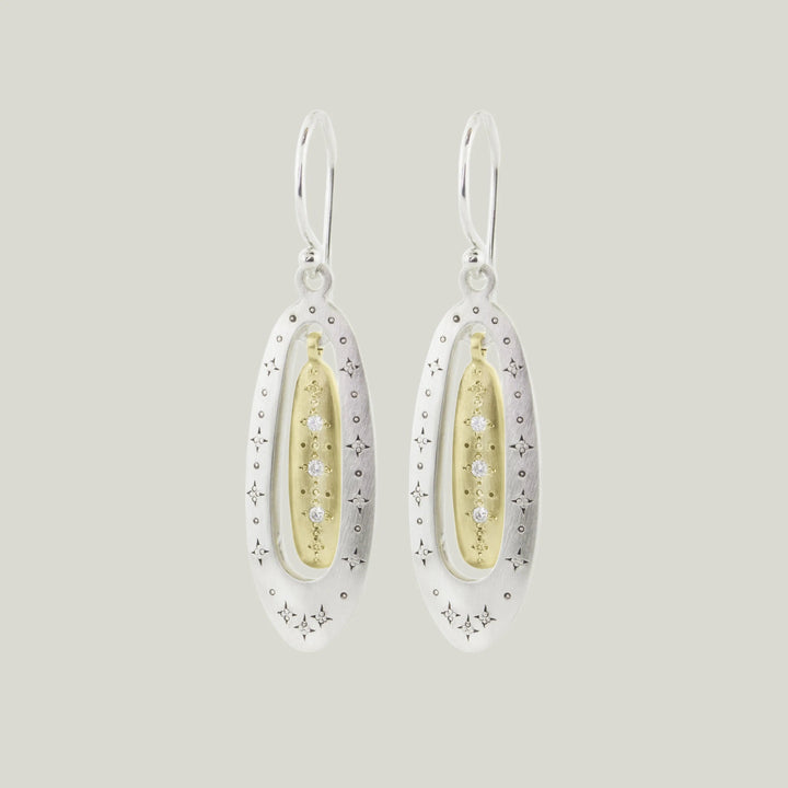 Shooting Star Diamond Earrings