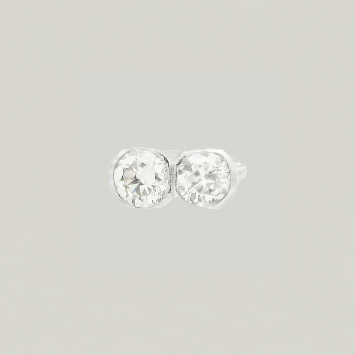 Art Deco Toi Et Moi Diamond Platinum Ring