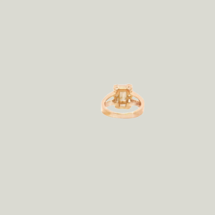 Rose Gold Diamond Cocktail Ring