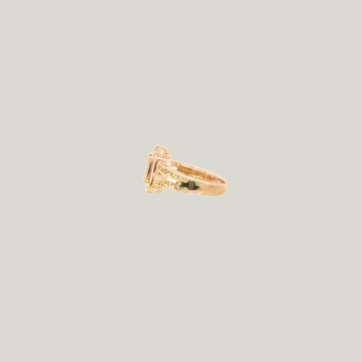 Rose Gold Diamond Cocktail Ring