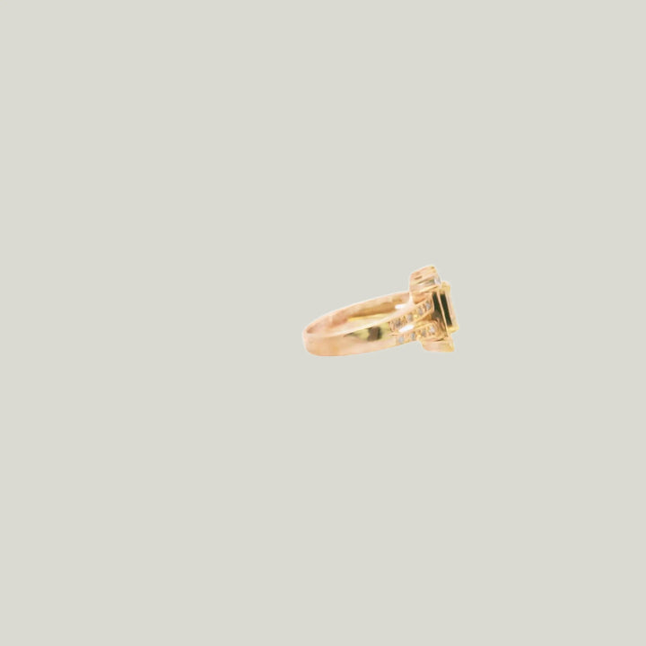 Rose Gold Diamond Cocktail Ring