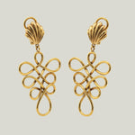 1970S Gold Dangle Earrings
