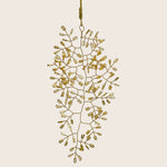 Glass Beaded Leaf Ornament