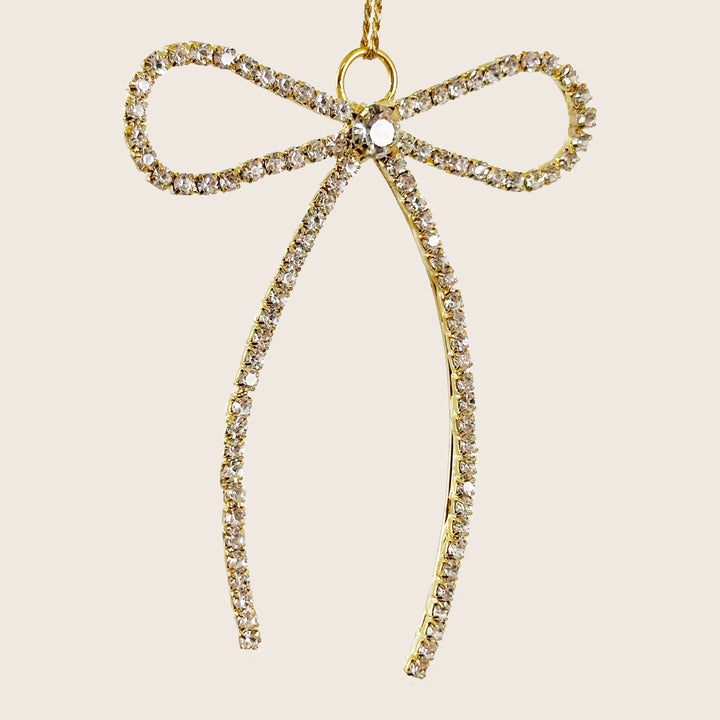 Diamond Bow Ornament
