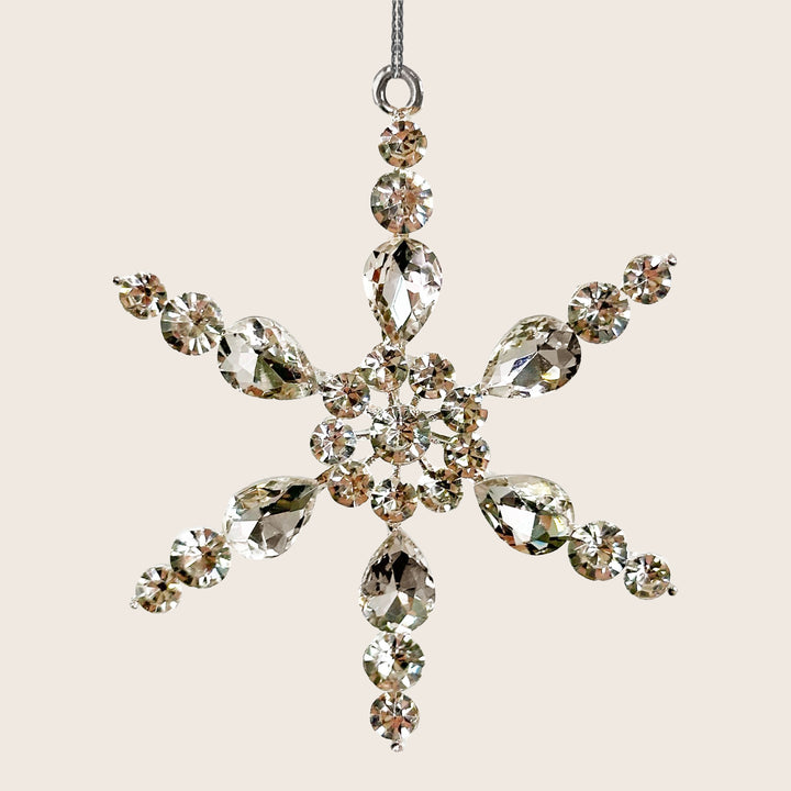 Jeweled Thin Star Ornament