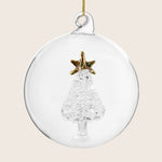 Glass Ornament with Tree