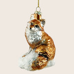Glass Fox Ornament