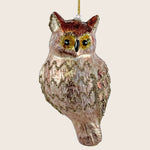 Glass Owl Ornament