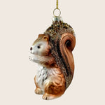 Glass Squirrel Ornament