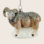 Glass Ram Ornament