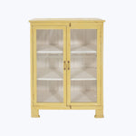 Vintage Citron Painted Cabinet