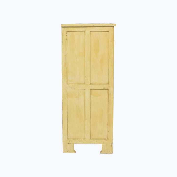 Vintage Citron Painted Cabinet