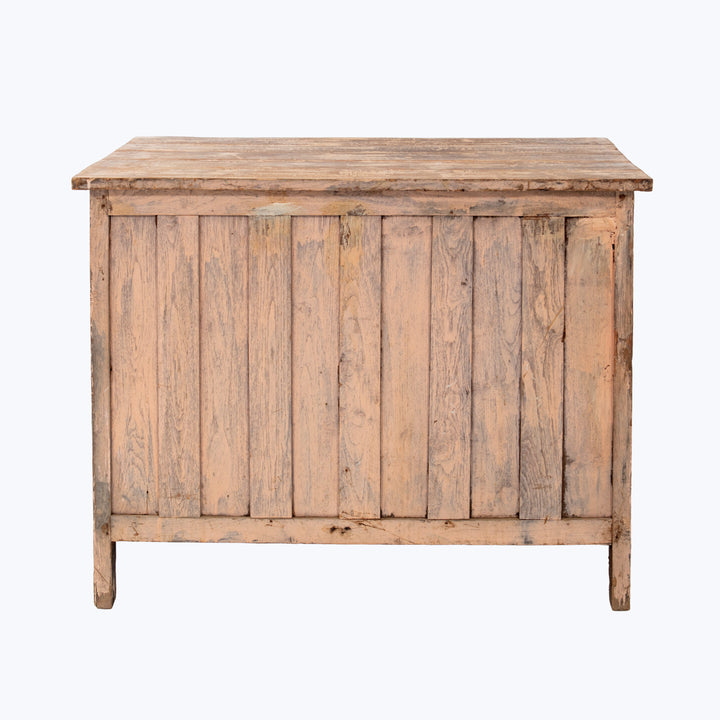 Vintage Pink Painted Cabinet