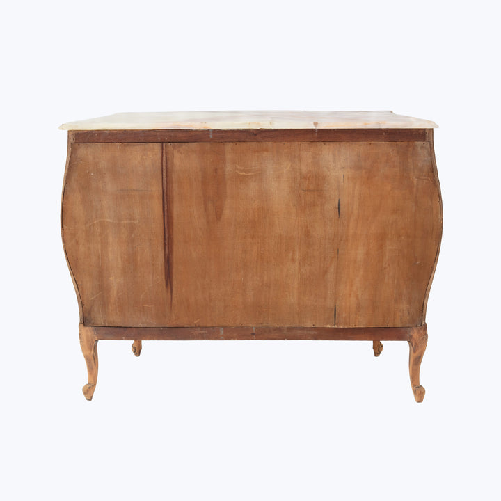Vintage European Floral Inlay Dresser