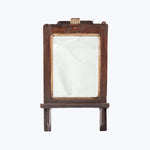 Vintage Fish Carving Hanging Valet Mirror
