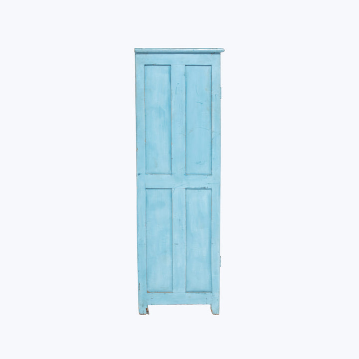Vintage Baby Blue Painted Cabinet