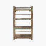 Vintage Green Chippy Wood Shelf