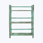 Vintage Green Painted Small Shelf