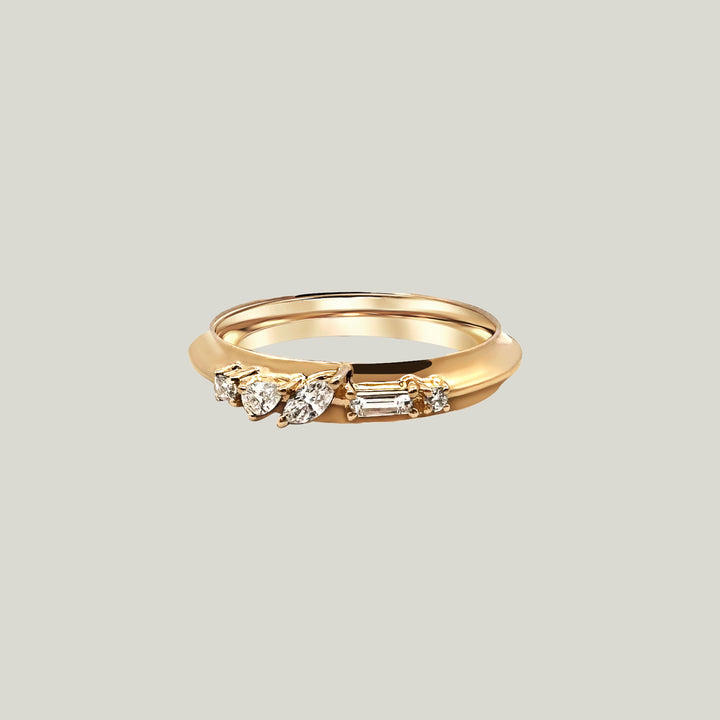 Trellis Knife Edge Stacking Ring