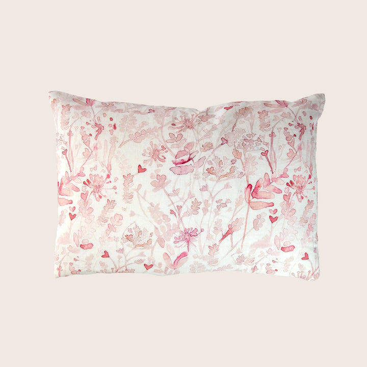 Ghost Print Linen Pillow