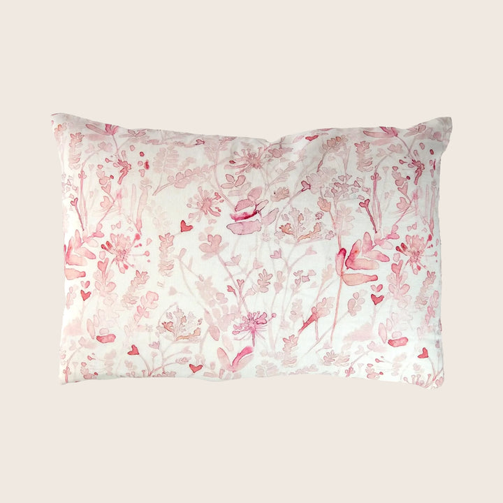 Ghost Print Linen Pillow